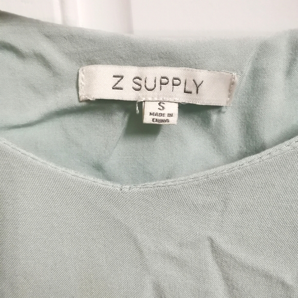 Mint coloured puff sleeve mini dress - Picture 4 of 4